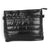 Sac bandoulière Maison Taïga noir en nylon matelassé avec fermeture éclair, design urbain compact et fonctionnel.