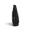 Sac bandoulière Maison Taïga en nylon noir matelassé, vue de profil montrant la structure légère et l'attache de sangle