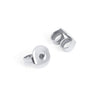 Boucles d'oreilles pendantes Valence deux tons