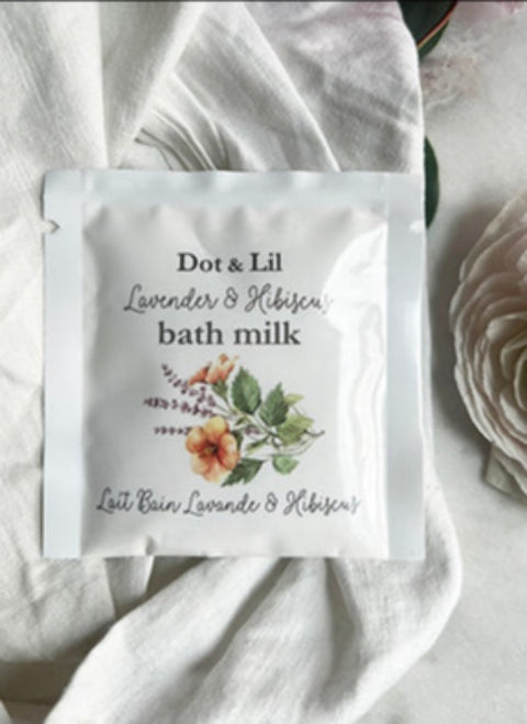 Mini Lavender Hibiscus Bath Milk