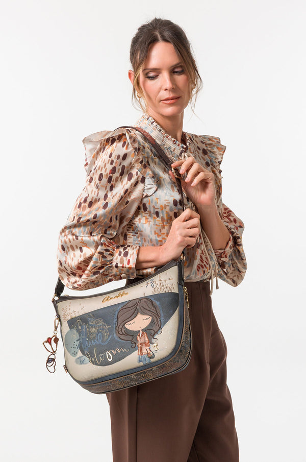 Sac à bandoulière extensible Anekke Tulip – porté en bandoulière