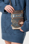 Mini sac à bandoulière Anekke Tulip – 2 compartiments – porté en bandoulière