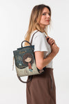 Sac à dos carré Anekke Tulip – porté sur le dos