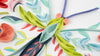 Carte de vœux papillon floral en papier quillé