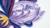Carte de vœux iris en papier roulé Quilling Card