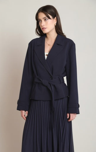 SHORT TRENCH COAT
