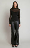 SHEER COWL TOP