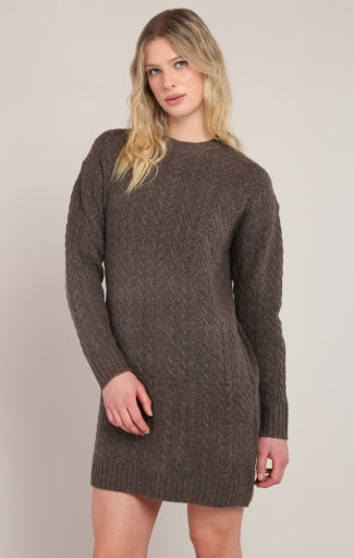CABLE KNIT DRESS