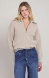 WIDE COLLAR CARDIGAN