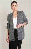 SEQUIN KNIT CARDIGAN