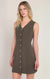 BUTTON-UP MINI DRESS