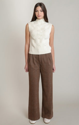 CABLE KNIT VEST