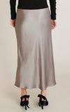 SATIN ELASTIC BAND SKIRT