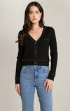 GOLD CONTRAST CARDIGAN