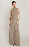 HIGH WAISTED PLEAT PANT