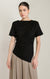 DRAPED ASYMMETRIC T-SHIRT