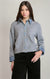 DENIM TRIM SWEATER SHIRT