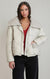 KNIT COLLAR PUFFER