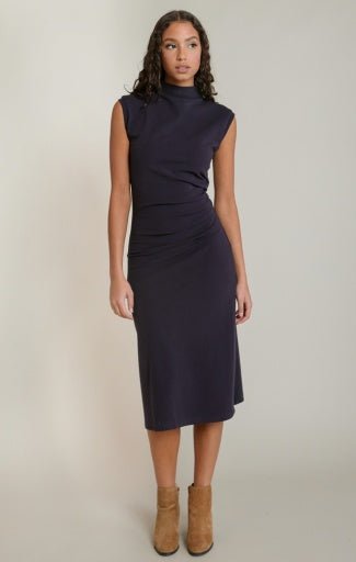 MOCKNECK MIDI DRESS