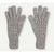 Hand-Knit Alpaca Gloves - Steel