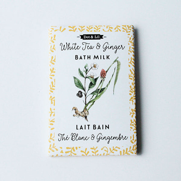 Bath milk sachet - White tea