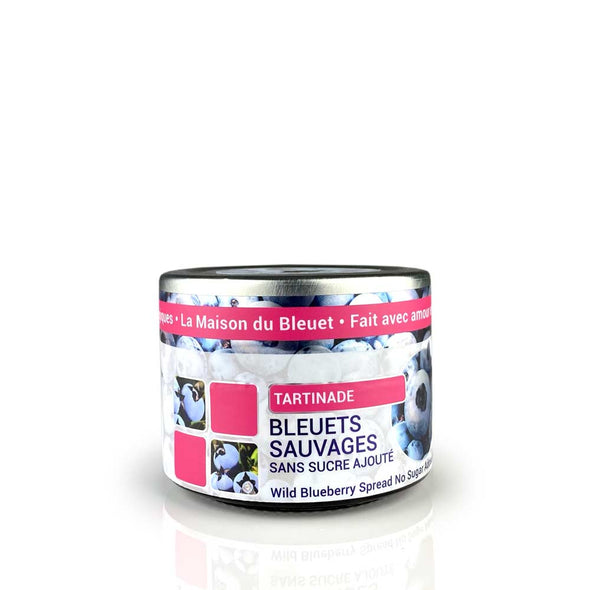 Tartinade de bleuets sauvages du Lac-Saint-Jean, La Maison du Bleuet, 106ml