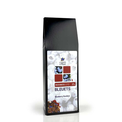 Rooibos au bleuets, Thé rouge, La Maison du Bleuet, 25g