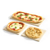 Ensemble de 4 pierres à pizza carrées Ricardo La Maison du Bleuet